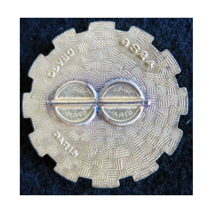 ECPA :  Insigne métallique de cinéaste militaire de fabrication Drago Paris GS. 24