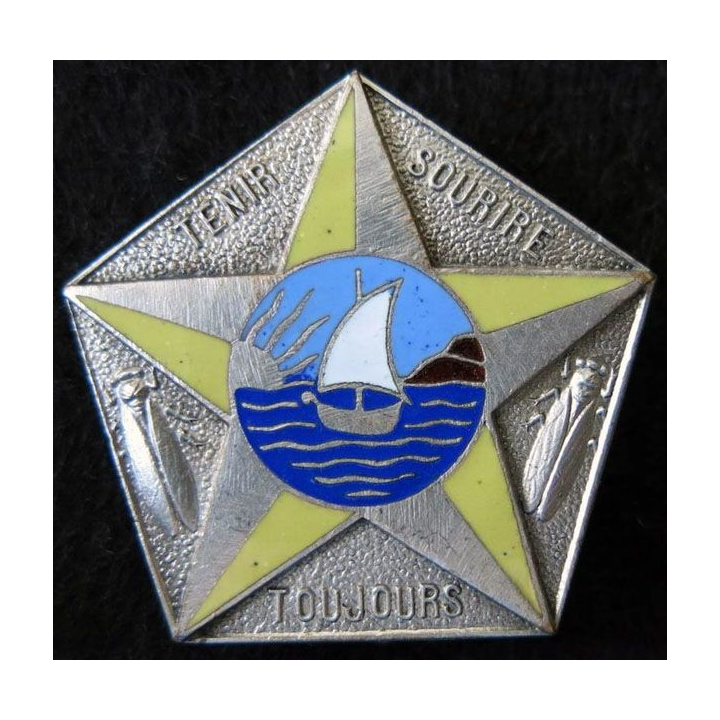 341° RIA : Insigne métallique 3° bataillon du 341° régiment  d’infanterie alpine fabrication Drago Béranger déposé en émail