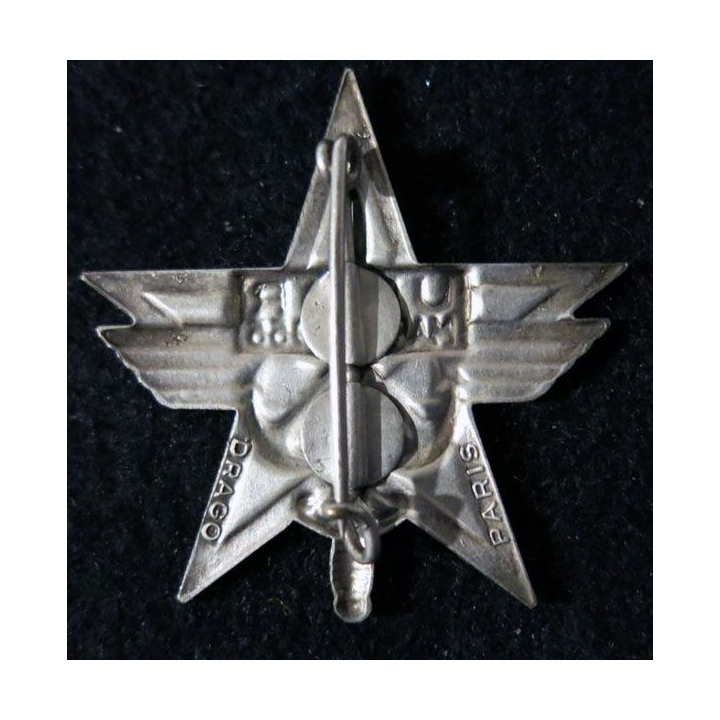 UNOR MAROC 1955 : Union nationale des officiers de réserve Maroc 1955 Drago Paris en métal