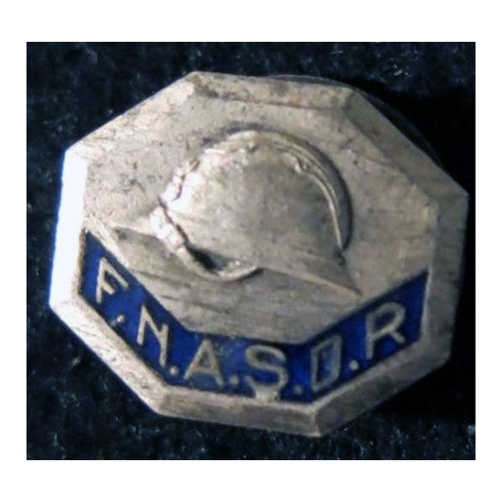 FNASOR : insigne de boutonnière fédération nationale des associations de sous-officiers de réserve en émail