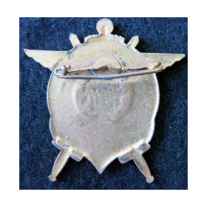 MMFI GRL : Insigne métallique de la Mission Militaire Franco Indochinoise /Gouvernement Royal du Laos