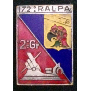 172°RÉGIMENT DARTILLERIE LOURDE PA 2°GROUPE