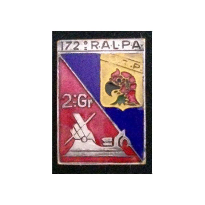 172°RÉGIMENT DARTILLERIE LOURDE PA 2°GROUPE