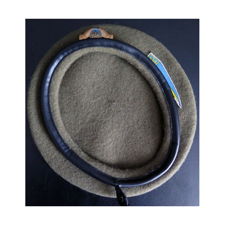 Béret kaki vert clair de l'armée ukrainienne taille 57