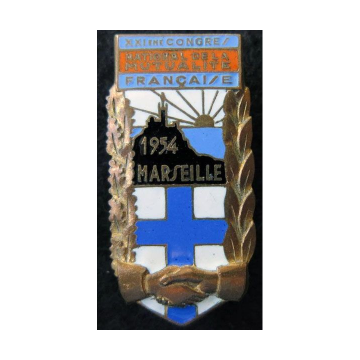 Insigne 21° congrès national de la Mutualité française 1954 Arthus Bertrand