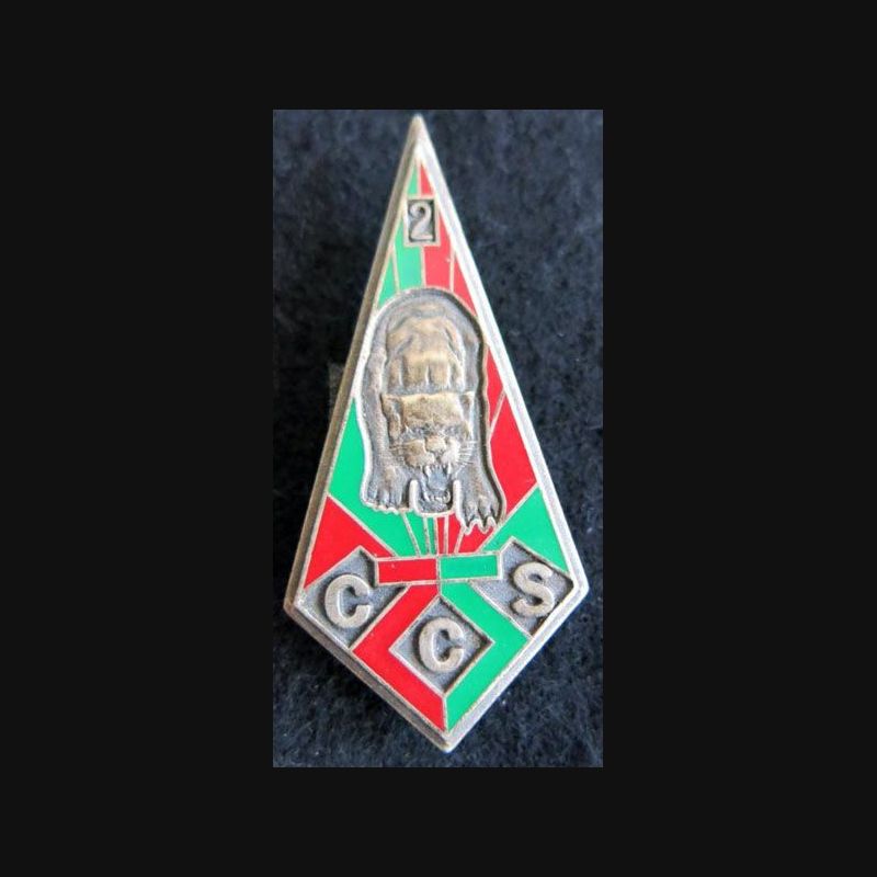 Copytec Aufnäher #37749 – Fremdenlegion Patch REI (2e Régiment Étranger D'Infanterie) Für Jacke, Uniform Oder Caps. 90x70 Mm Mit Klett.