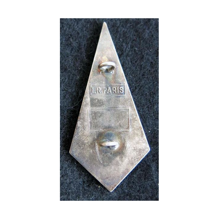 2° REI : Insigne métallique de la 2° compagnie du 2° régiment étranger d'infanterie LR Paris