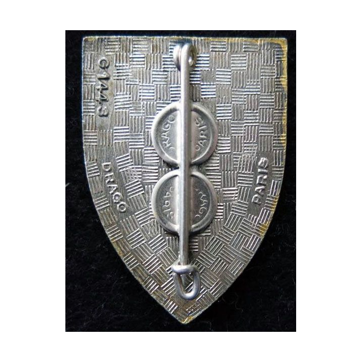 3° CG : 3° compagnie de garnison Drago Paris G. 1443 émail sans sigle