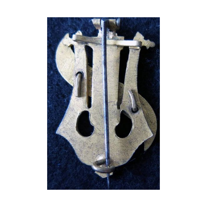 MGV CONCORDIA GÜNSBACH : insigne métallique de la musique de Günsbach en laiton