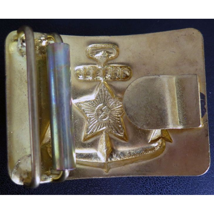 RUSSIE : boucle de ceintron de la marine russe en laiton