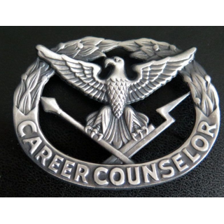 USA : insigne du brevet career counselor de l'armée US