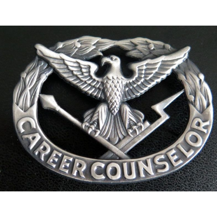 USA : insigne du brevet career counselor de l'armée US