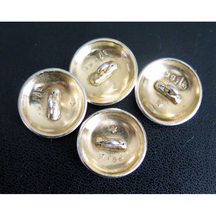 Lot de 4 boutons de l'armée soviétique 