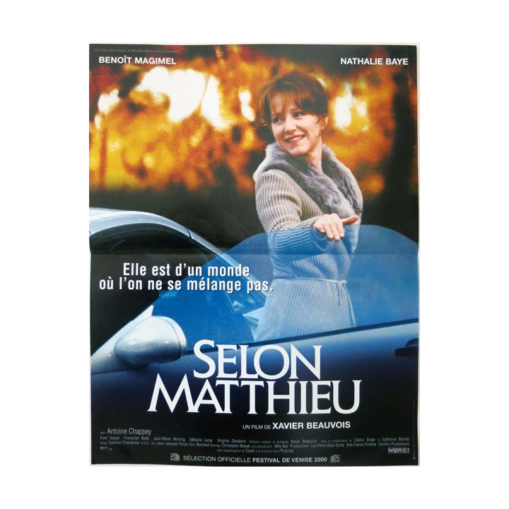 AFFICHE FILM : affiche de cinéma du film "Selon Matthieu" dimension 40 x 53,5 cm (E003)