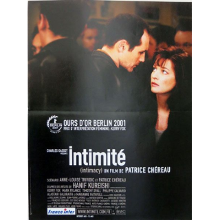 AFFICHE FILM : affiche de cinéma du film "Intimité" 2001 dimension 40 x 53,5 cm (E003)