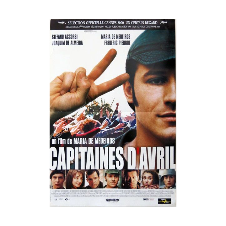 AFFICHE FILM : affiche de cinéma du film "Capitaines d'avril" 2001 dimension 40 x 60 cm (E003)