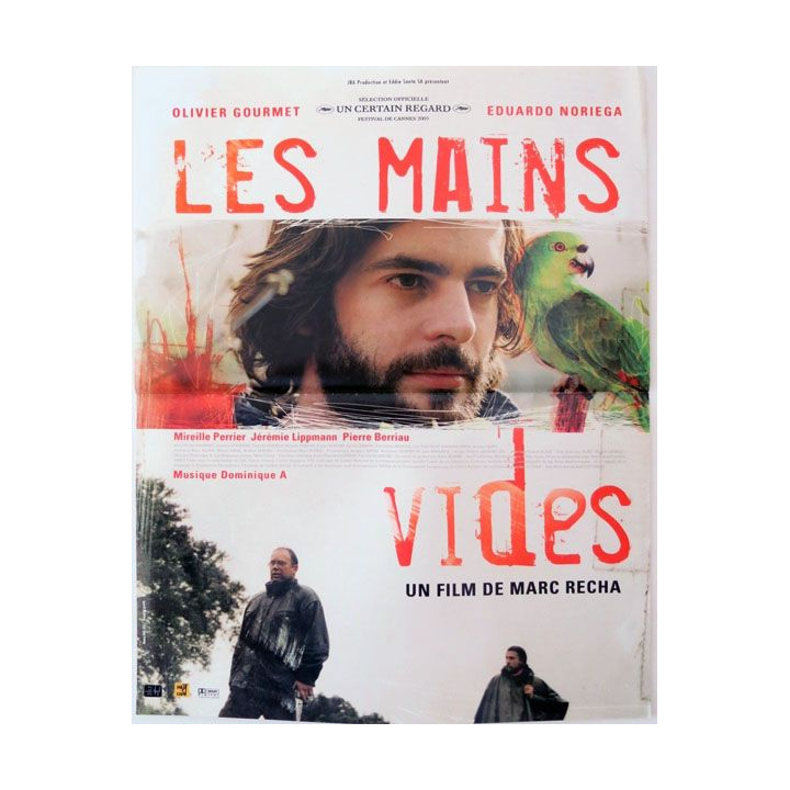 AFFICHE FILM : affiche de cinéma du film "Les mains vides" 2004 dimension 40 x 56 cm (E003)