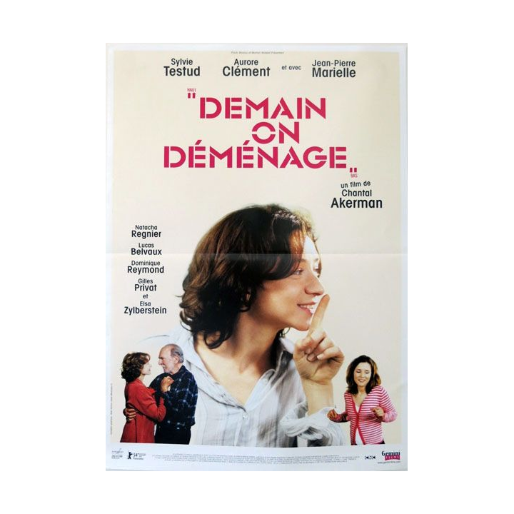 AFFICHE FILM : affiche de cinéma du film "Demain on déménage" 2004 dimension 40 x 60 cm (E003)