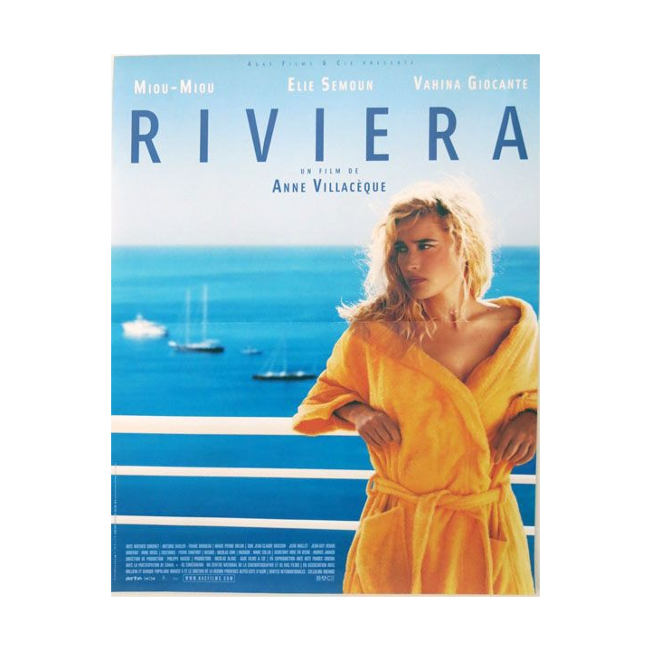 AFFICHE FILM : affiche de cinéma du film "Riviera" 2006 dimension 40 x 53,5 cm (E003)