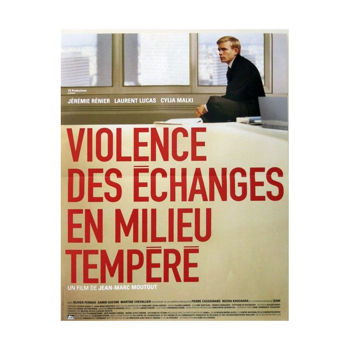 AFFICHE FILM : affiche de cinéma du film "Violence des échanges en milieu tempéré" 2004 dimension 40 x 53 cm (E003)