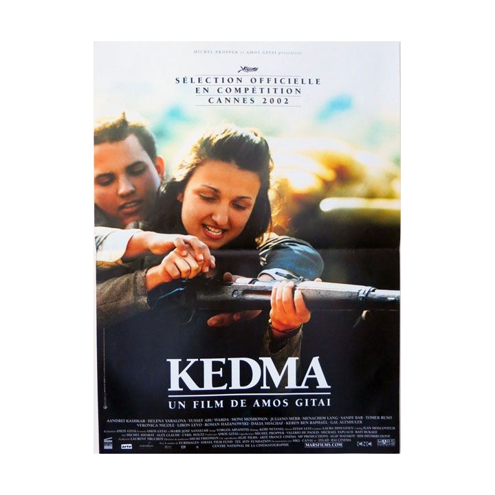 AFFICHE FILM : affiche de cinéma du film "Kedma" 2002 dimension 40 x 54,5 cm (E004)