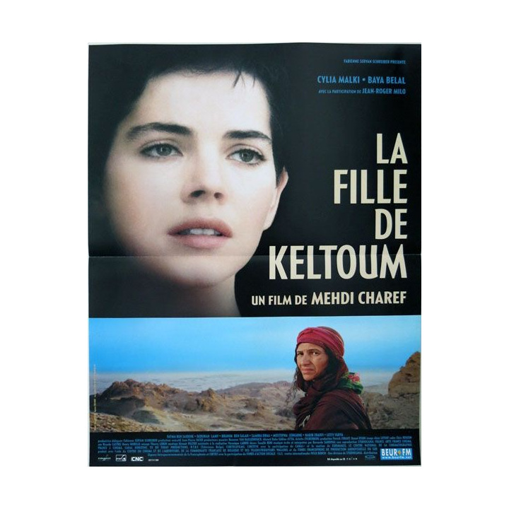 AFFICHE FILM : affiche de cinéma du film "La Fille de Keltoum" 2002 dimension 40 x 53 cm (E004)