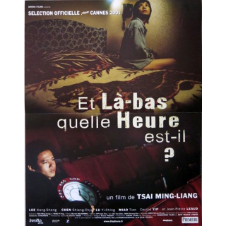 AFFICHE FILM : affiche de cinéma du film "Et là-bas, quelle heure est-il ?" 2001 dimension 40 x 53 cm (E004)