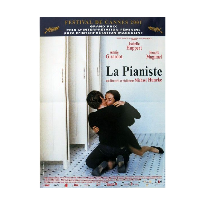 AFFICHE FILM : affiche de cinéma du film "La pianiste" 2001 dimension 40 x 54 cm (E004)