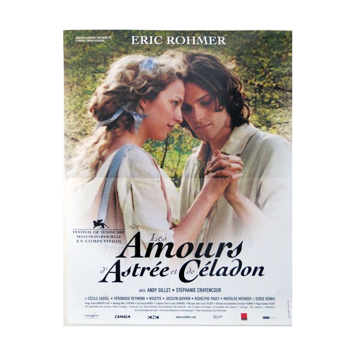 AFFICHE FILM : affiche de cinéma du film "Les Amours d'Astrée et de Céladon" 2007 dimension 40 x 53 cm (E004)