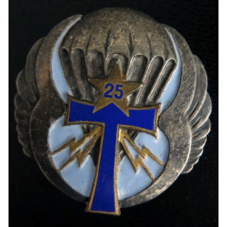25° DP : 25° DIVISION PARACHUTISTE COMPAGNIE DE TRANS H. 539 ÉMAIL