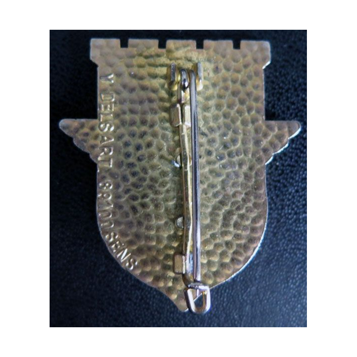 17° RGP : insigne de la 3° compagnie FMSB 1983 17° génie parachutiste