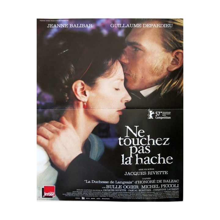 AFFICHE FILM : affiche de cinéma du film "Ne touchez pas la hache" 2007 dimension 40 x 53 cm (E004)
