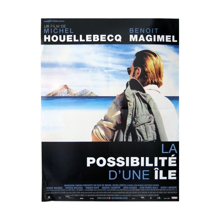 AFFICHE FILM : affiche de cinéma du film "La possibilité d'une île" 2008 dimension 40 x 54 cm (E004)