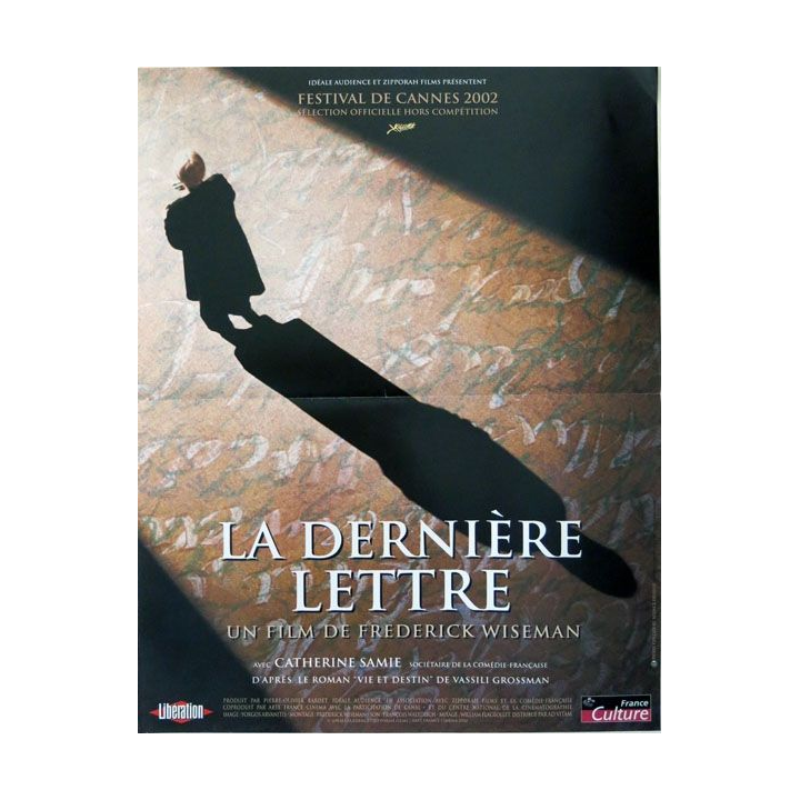 AFFICHE FILM : affiche de cinéma du film "La dernière lettre" 2002 dimension 40 x 53,5 cm (E004)