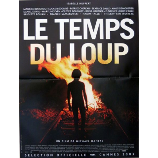 AFFICHE FILM : affiche de cinéma du film "Le temps du loup" 2003 dimension 40 x 54 cm (E004)