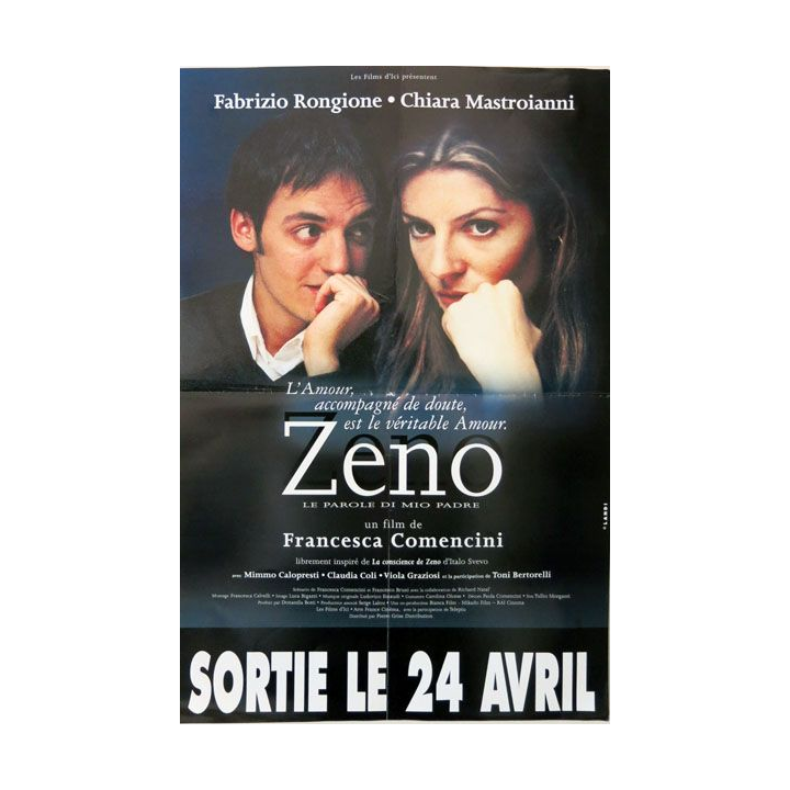 AFFICHE FILM : affiche de cinéma du film "Zeno" 2002 dimension 40 x 62 cm (E005)