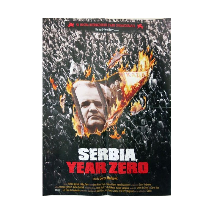 AFFICHE FILM : affiche de cinéma du film "Serbia year zéro" 2001 dimension 60 x 80 cm (E005)