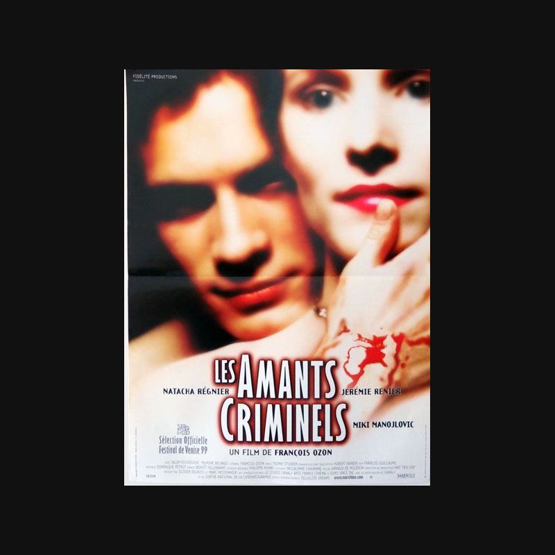 Les Amants Criminels Film Affiche du film Les amants criminels de 1999 dimension 40 x 54 cm