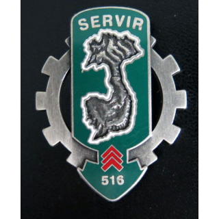Insigne métallique du 516° régiment du train G. 4079