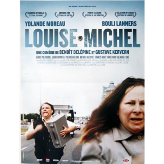 AFFICHE FILM : affiche de cinéma du film "Louise Michel" de 2008 dimension 40 x 53 cm (E006)