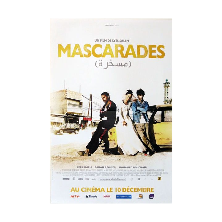 AFFICHE FILM : affiche de cinéma du film "Mascarades" de 2008 dimension 40 x 60 cm (E006)