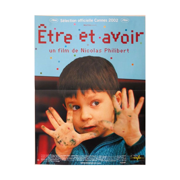 AFFICHE FILM : affiche de cinéma du film "Être et avoir" de 2018 dimension 40 x 53 cm (E006)