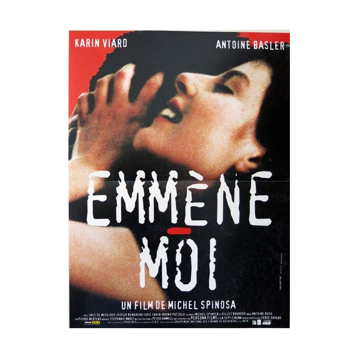 AFFICHE FILM : affiche de cinéma du film "Emmène-moi" de 1995 dimension 40 x 54 cm (E006)