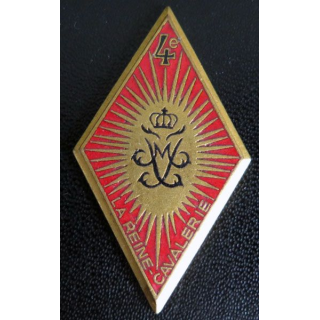 insigne 4° régiment de cuirassiers Jeanne d'Arc de fabrication Arthus