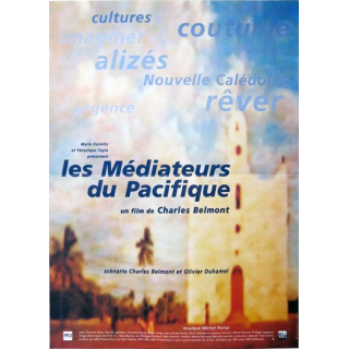 AFFICHE FILM : affiche de cinéma du film "Les médiateurs du Pacifique" de 1997 dimension 40 x 54,5 cm (E006)