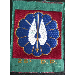 25° DP : Insigne tissu de la 25° division parachutiste