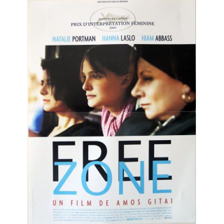 AFFICHE FILM : affiche de cinéma du film "Free zone" de 2005 dimension 40 x 54 cm (E006)