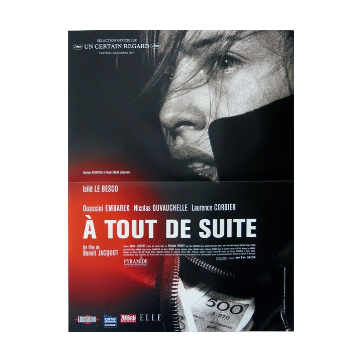 AFFICHE FILM : affiche de cinéma du film "A tout de suite" de 2004 dimension 40 x 54 cm (E006)