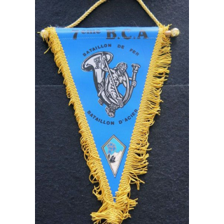 7° BCA : fanion du 7° bataillon de chasseurs alpins en tissu imprimé