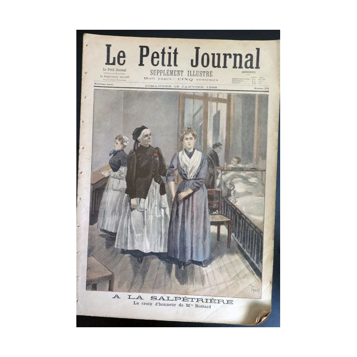 Le petit journal supplément illustré N° 374 du dimanche 16 janvier 1898 